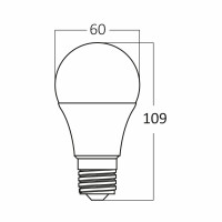 LED Leuchtmittel E27 8 Watt | A60 kaltweiß (6500 K)