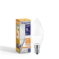 LED Leuchtmittel E14 Kerze C35 5 Watt | matt