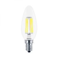 LED Leuchtmittel E14 Filament Kerze C35 4W | 400 Lumen | warmwei&szlig; (2700 K)