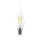 LED Leuchtmittel E14 Filament Flamme C35T 4W | 400 Lumen | warmwei&szlig; (2700 K)