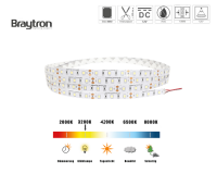 LED Stripe ECOLINE 14,4 W | IP20 | 12V | 5m warmwei&szlig;