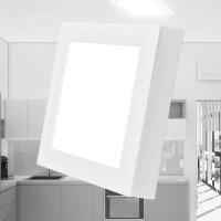 LED Aufbauleuchte Deckenleuchte rechteckig 12W (170mm) IP20