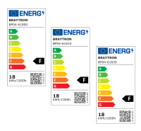 LED Aufbauleuchte Deckenleuchte rechteckig 18W (220mm) IP20