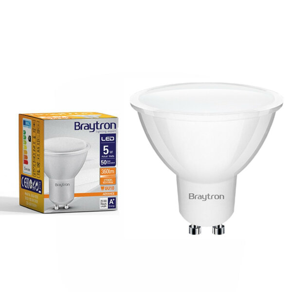 LED Leuchtmittel GU10 SMD 5W | 120° warmweiß (2700 K)
