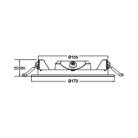 LED Panel Einbauleuchte rund 12 Watt | Ø 15,5 cm neutralweiß (4000 K)