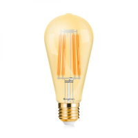 LED Leuchtmittel Filament E27 Kegel (ST64) 6 Watt | 510 Lumen | warmwei&szlig; (2200 K)