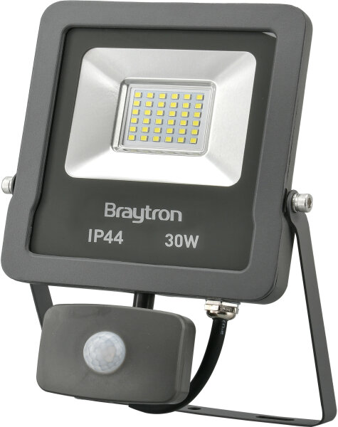 LED Flutlichtstrahler mit Bewegungsmelder IP44 30 Watt | 2400 Lumen