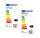 10er Sparpack | LED Leuchtmittel E14 Kugel P45 5 Watt | matt