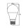 10er Sparpack | LED Leuchtmittel E27 5 Watt | A60 warmweiß (2700 K)