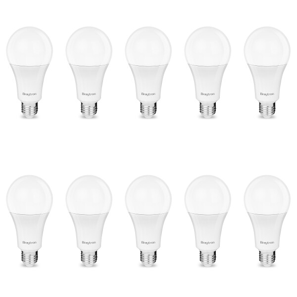 10er Sparpack | LED Leuchtmittel E27 8 Watt | A60 kaltweiß (6500 K)