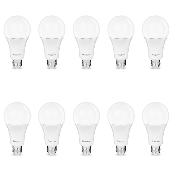 10er Sparpack | LED Leuchtmittel E27 10 Watt | A60 kaltweiß (6500 K)