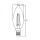 10er Sparpack | LED Leuchtmittel E14 Kerze C35 4W Filament | 400 Lumen | warmwei&szlig; (2700 K)