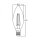 10er Sparpack | LED Leuchtmittel E14 Kerze C35 4W Filament warmweiß (2700 K)