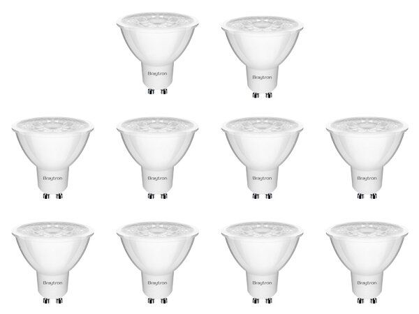 10er Sparpack | LED Leuchtmittel GU10 COB 5W | 38°
