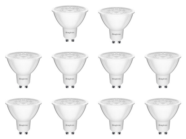 10er Sparpack | LED Leuchtmittel GU10 COB 5W | 38°