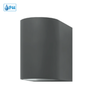 LED Wandleuchte RITA 1-flammig | anthrazit | GU10