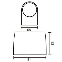 LED Wandleuchte RITA 1-flammig | weiß | 5 Watt