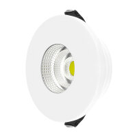 LED Einbauspot COB 3 Watt | 210 Lumen | rund | weiß | IP20