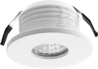 LED Einbauspot COB 3 Watt | rund | weiß | IP20 | warmweiß (3000 K)