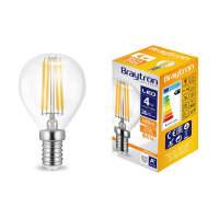 LED Leuchtmittel E14 Filament Kugel P45 4 Watt...