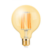 LED Leuchtmittel Filament E27 Kugel Globe (G125, 125mm Durchmesser) 6 Watt warmweiß (2200 K)