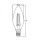 LED Leuchtmittel E14 Filament Kerze klar C35 4W | dimmbar | 470 Lumen | warmwei&szlig; (2700K)