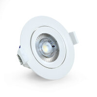 LED Einbauspot COB 5 Watt | 380 Lumen | rund | schwenkbar...