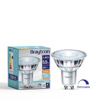 LED Leuchtmittel GU10 Glas 5,5 W | dimmbar | 360 Lumen