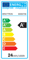 LED Deckenleuchte JADE | eckig | 24 Watt 3 in | IP20