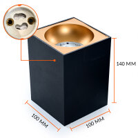 Deckenleuchte SPOTLIGHT | eckig | GU10 | IP20