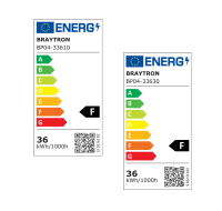 LED Aufbauleuchte Deckenleuchte rechteckig 36W (403mm) IP20