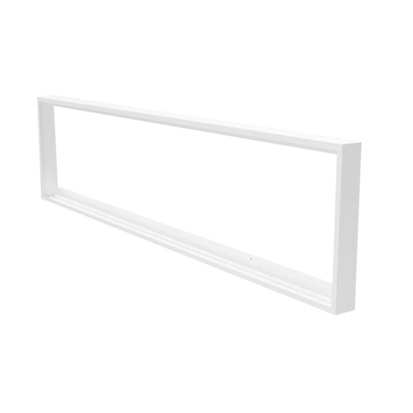 Aufbaurahmen für LED Panel 120 x 30 cm weiß