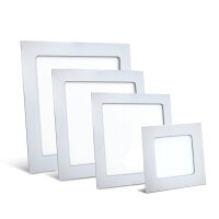 LED Panel Einbauleuchte rechteckig 6 Watt | 350 Lumen | 12 x 12cm (10 cm Deckenausschnitt) | IP20