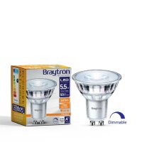 10er Sparpack LED Leuchtmittel GU10 Glas 5,5 W | dimmbar | 360 Lumen