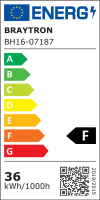 LED Deckenleuchte BLADE PD | 36W | eckig | holz