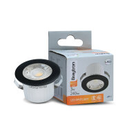 LED Einbauspot Minispot 3 Watt | rund | schwarz | IP54