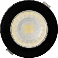 LED Einbauspot Minispot 3 Watt | 240 Lumen | rund | schwarz | IP54
