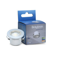 LED Einbauspot Minispot 3 Watt | silber | IP54