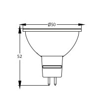 LED Leuchtmittel Reflektorlampe GU5.3 | 4,5 Watt 12V