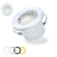 LED Einbauspot Minispot 3W IP54 rund...