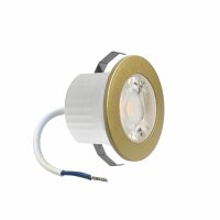 LED Einbauspot Minispot 3W IP54 rund weiß/schwarz/gold/silber Ø 3,5 cm (deckenausschnitt) neutralweiß (4000 K)