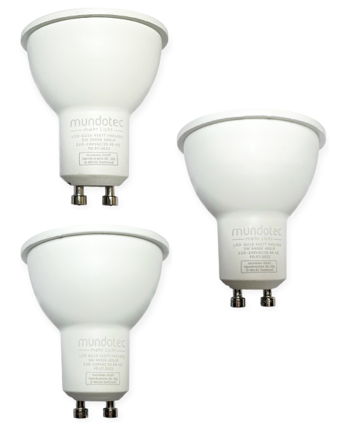 LED Leuchtmittel GU10 7W dimmbar warm- neutral- kaltweiß, 4,99 €