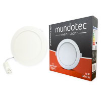 LED Panel Einbauleuchte rund 15W IP40 Ø 18,5 cm...