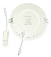 LED Panel Einbauleuchte rund 15W IP40 Ø 18,5 cm (deckenausschnitt) neutralweiß (4000 K)