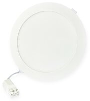 LED Panel Einbauleuchte rund 18W IP40 Ø 21,0 cm (deckenausschnitt) kaltweiß (6400 K)