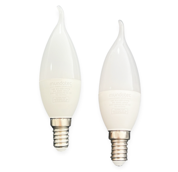 LED Leuchtmittel E14 Flamme 5 Watt