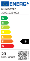 LED Aufbauleuchte Deckenleuchte eckig 23 Watt IP20 neutralweiß (4200 K)