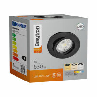 LED Einbauspot 7 Watt | rund | schwenkbar | dimmbar | IP20 | Lichtfarbe einstellbar (3in1)