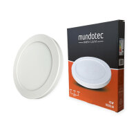 LED Aufbauleuchte Deckenleuchte rund IP20 CCT 3000K/4000K/6500K