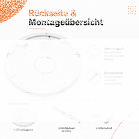 LED Aufbauleuchte Deckenleuchte 24 Watt rund IP20 CCT 3000K/4000K/6500K